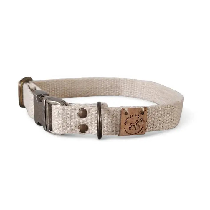 Simply Hemp Collar | Shell White